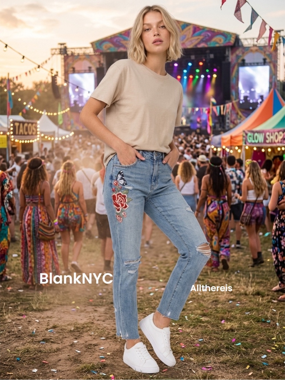 🎉BLANK NYC Girlfriend jeans 26